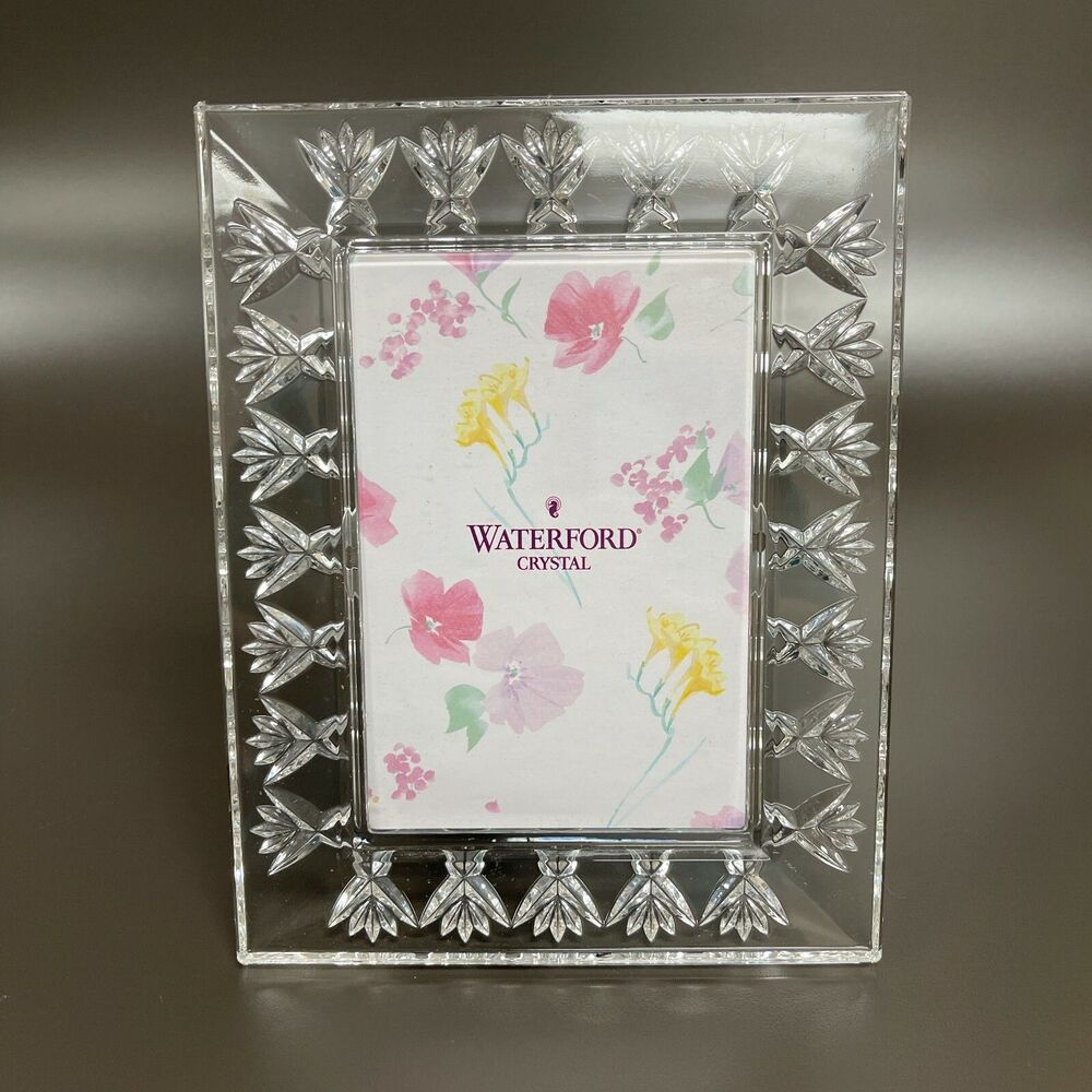 Vintage Waterford Crystal Frame Clear 8 7/8" x 6 7/8"